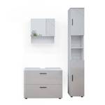 Mobilier de salle de bains Irma Blanc brillant - Blanc