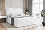 Boxspringbett DAISY-Z Weiß - Breite: 160 cm - H3