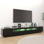 TV-Schrank mit LED-Leuchten D959 Schwarz