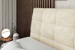 Boxspringbett BRUGO Beige - Breite: 200 cm - H4