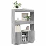 Highboard DE4530 Grau - Holzwerkstoff - 33 x 140 x 92 cm