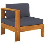 Mittelsofa 3007925-4 Grau - Massivholz - Holzart/Dekor - 70 x 60 x 65 cm