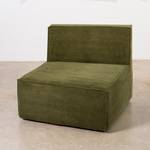 Sofa Chaiselongue HARPER Grün - Massivholz - 100 x 65 x 280 cm