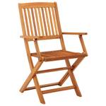 Gartenstuhl (2er Set) 312449 Braun - Massivholz - Holzart/Dekor - 59 x 91 x 53 cm