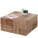 Table basse de salon A15 bois massif Marron - Bois manufacturé - Bois/Imitation - En partie en bois massif - 60 x 30 x 60 cm