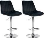 Barhocker Toni 2er Set Schwarz