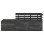 Garten-Lounge-Set Braun - Massivholz - Holzart/Dekor - 60 x 42 x 60 cm