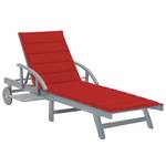 Chaise longue Rouge