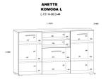 Kommode ANETTE 151x44x86