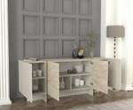 Sideboard mit Granit Optik Beige - Holzwerkstoff - 180 x 75 x 46 cm