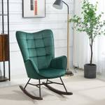 Schaukelstuhl Sessel Relaxsessel Grün
