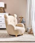 Chaise pour enfant MELBU Beige - Chêne clair