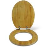 - Bambus Absenkautomatik WC-Sitz mit