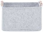 Petite armoire de bain BAYSAI Gris - Fibres naturelles - 32 x 21 x 25 cm