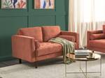 2-Sitzer Sofa NURMO Braun - Textil - 140 x 78 x 74 cm