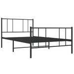 Bettgestell 3028911-3 Schwarz - 105 x 196 cm