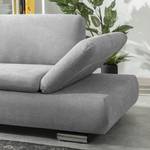 Terrence Ecksofa links, hellgrau Grau - Textil - 270 x 76 x 190 cm