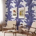 Tapete Exotische Palmen Wei脽 und Blau