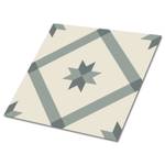 Selbstklebende Fliesen (9 St.) Geometric Beige - Kunststoff - 30 x 30 x 1 cm