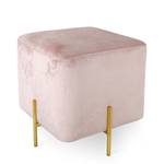 Schemel Cube serie Luxury Pink - Metall - 40 x 45 x 40 cm