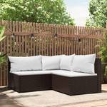 Salon de jardin 3029628-2 (lot de 3) Marron