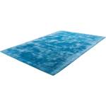 Hochflor-Teppich Glori 330 Türkis - 80 x 150 cm