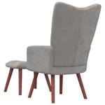 Relaxsessel mit Hocker 3011641-2 Grau - Hellgrau