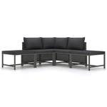 Garten-Sofa-Set (5-teilig) 3010471-10 Grau