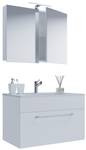 3-pièces lavabo Badinos SC Blanc crème - Blanc - Largeur : 60 cm