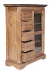 SEADRIFT Brotschrank Braun - Massivholz - Holzart/Dekor - 86 x 122 x 39 cm