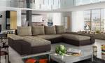 Ecksofa MARIN Beige - Braun