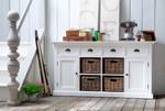 Sideboard Halifax Weiß - Holz teilmassiv - 160 x 85 x 50 cm