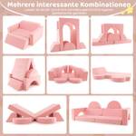 Kindersofa TH32641 Pink - Textil - 101 x 48 x 106 cm