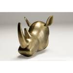 Dekoration Skulptur Rhinozeros Alu Gold - Metall - 33 x 33 x 29 cm