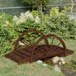 Pont de jardin 363338 Marron - Bois massif - Bois/Imitation - 50 x 38 x 99 cm