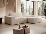 Schlafsofa AMELIA Beige - Textil - 167 x 85 x 267 cm