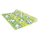 Süße Pandabären auf Grüner Wiese Vinyl-Teppich - Süße Pandabären auf Grüner Wiese - Hochformat 2:3 - 60 x 90 cm