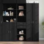 Highboard DE2740 Schwarz - Holzwerkstoff - 43 x 185 x 45 cm