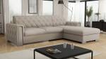 Ecksofa Roma Beige - Ecke davorstehend rechts