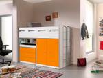 Lits mezzanine enfant Bonny Orange - Bois manufacturé - Métal - Matière plastique - 150 x 95 x 227 cm