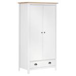 Kleiderschrank 3002597 Braun - Weiß