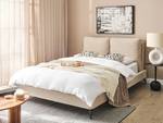 Doppelbett MELLE Beige - Creme - 155 x 98 x 240 cm