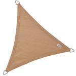 Voile d'ombrage triangulaire Coolfit sab Marron - 500 x 500 cm