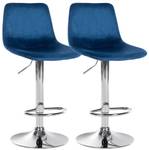 Barhocker Divo 2er Set Blau