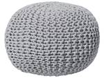 Pouf CONRAD Grau - Hellgrau - 50 x 35 x 50 cm