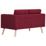 Canapé 3002824-1 Rouge - Largeur : 116 cm