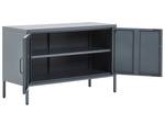 Sideboard URIA Grau - Metall - 100 x 65 x 40 cm