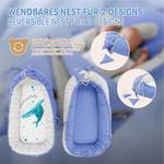 Babynestchen Set 5 teilig Blau