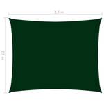 Voile solaire 3016493-5 Vert foncé - 350 x 250 cm