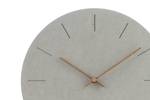 Design Wanduhr THE PLAIN. Grau - Holzwerkstoff - 29 x 29 x 1 cm